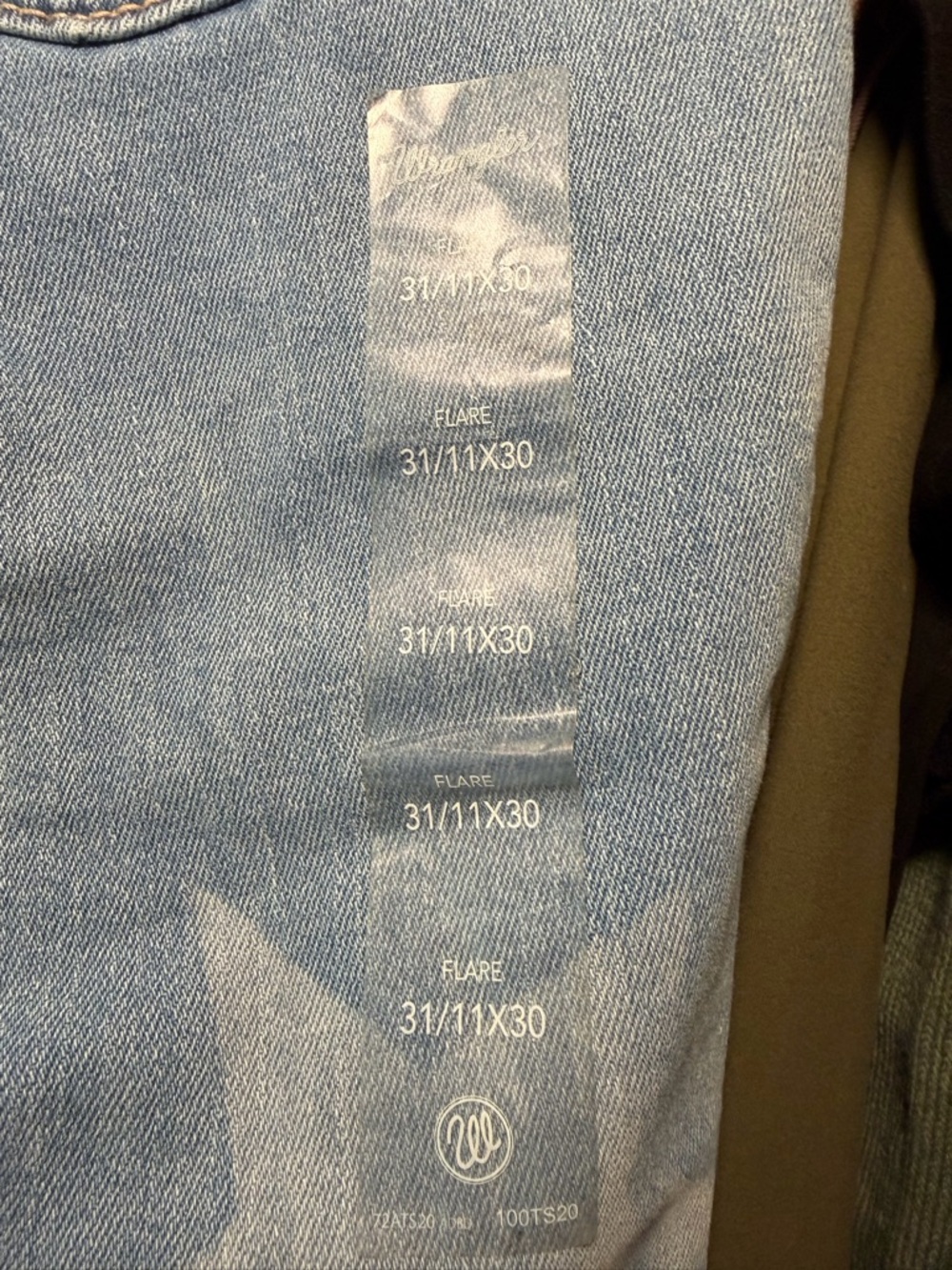 NWT WRANGLER WOMEN'S RETRO MID RISE MAE ALICE BLUE JEANS - Picture 7 of 7